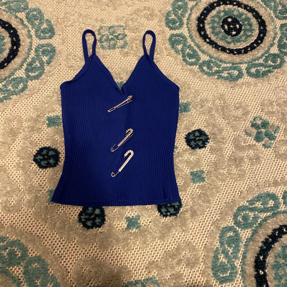 Blue Lounge Wear tank